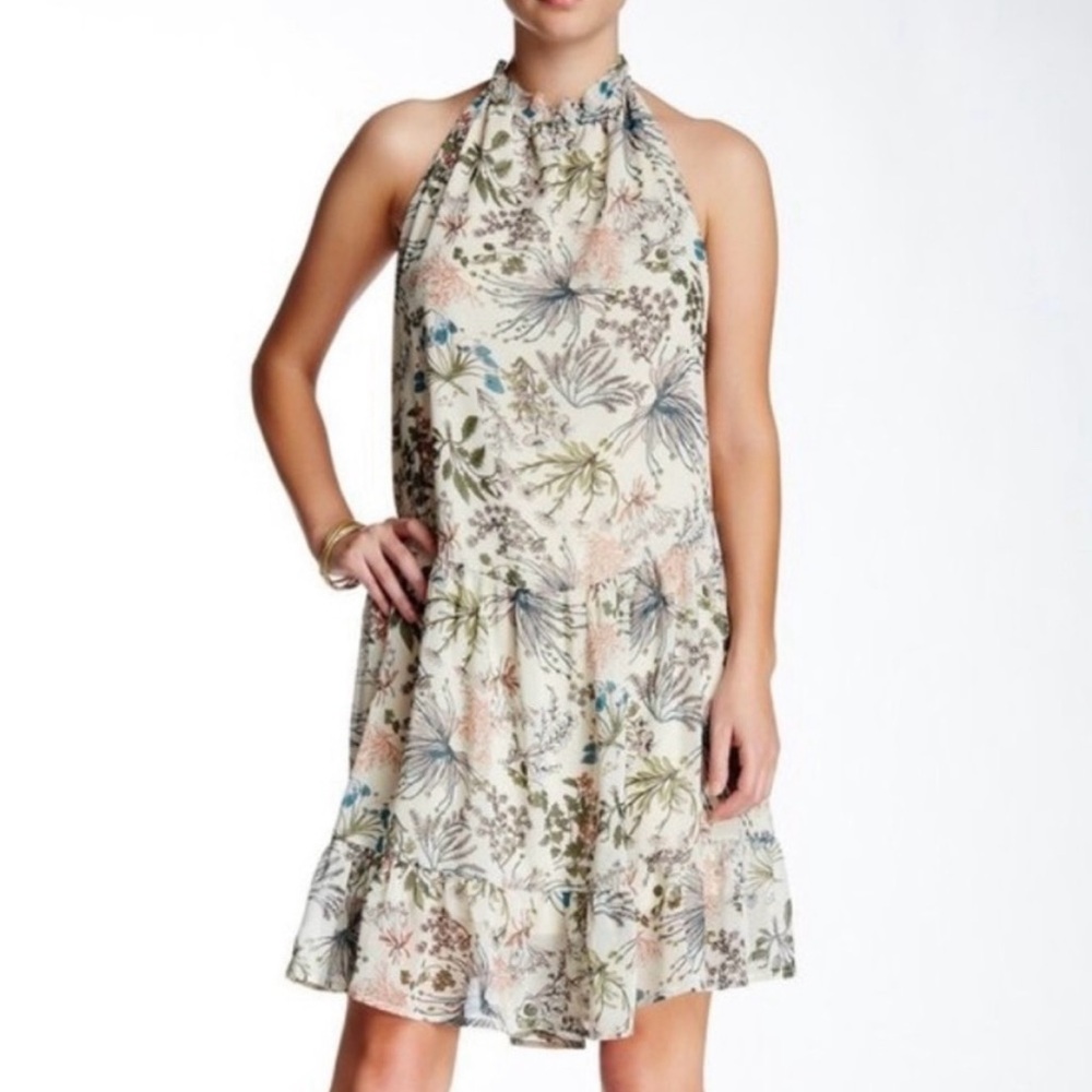 Melrose and Market Floral Halter Dress